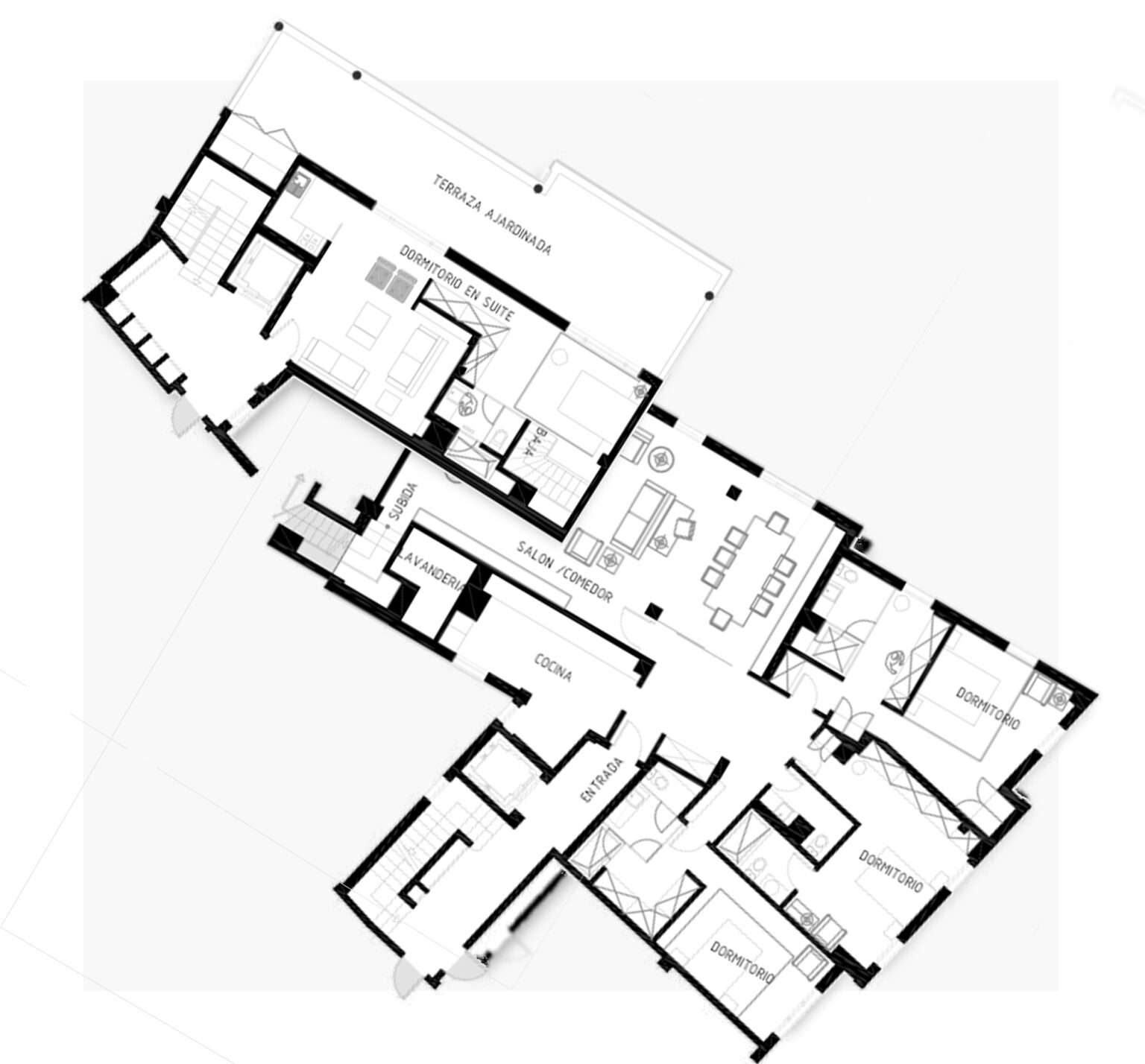 ático dúplex en Burgos reforma