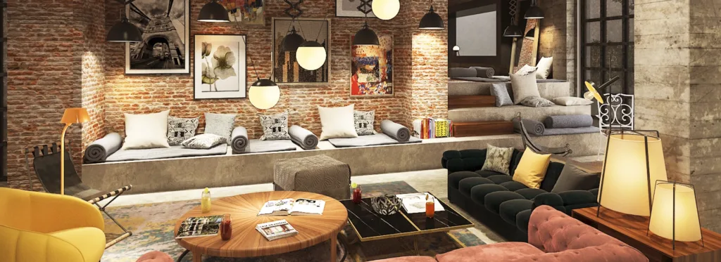 HOSTEL DECORACION DISENO INTERIOR LAVAPIES MADRID